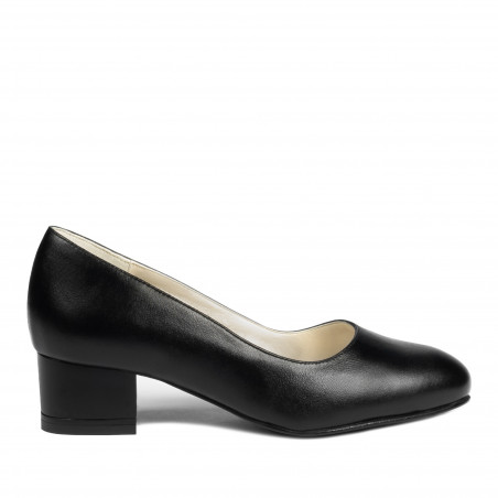Women stylish, elegant shoes 1270s black