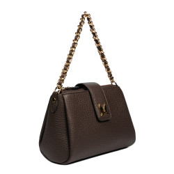 Women shoulder bag 003g dark brown