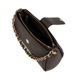 Women shoulder bag 003g dark brown