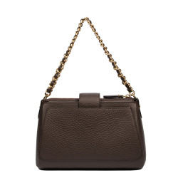 Women shoulder bag 003g dark brown