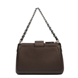 Women shoulder bag 003g 01 dark brown