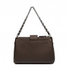 Women shoulder bag 003g 01 dark brown