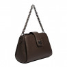 Women shoulder bag 003g 01 dark brown