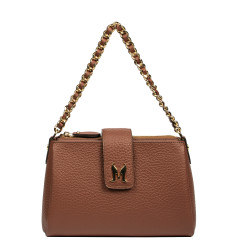 Women shoulder bag 003g castaniu