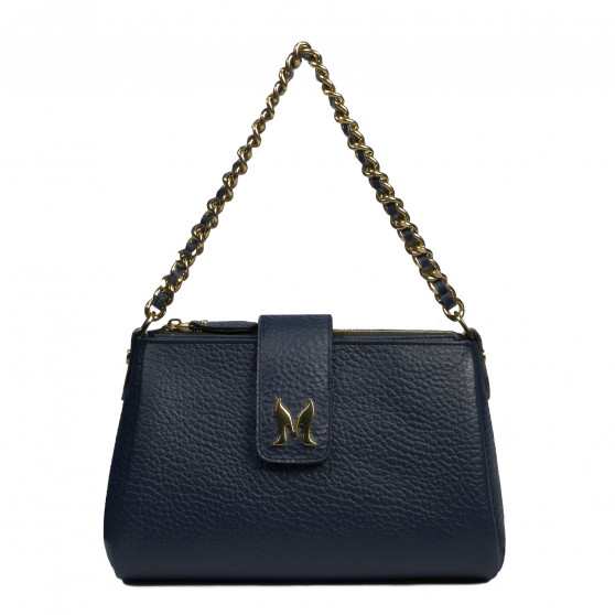 Women shoulder bag 003g blue elefant