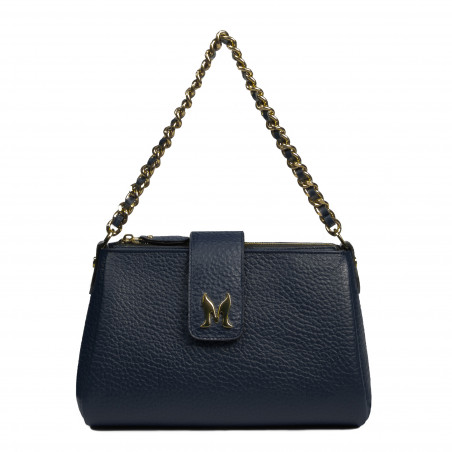Women shoulder bag 003g blue elefant