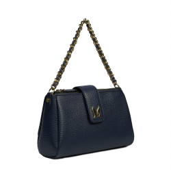 Women shoulder bag 003g blue elefant