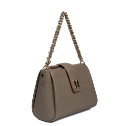 Women shoulder bag 003g taupe