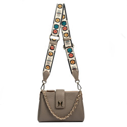 Women shoulder bag 003g taupe