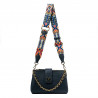 Women shoulder bag 003g blue elefant