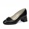 Women stylish, elegant shoes 1298-1 black