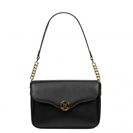 Women shoulder bag 015g biz black