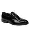 Men stylish, elegant shoes 959 black florantic