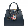 Women hand bag 002g 01 blue elefant