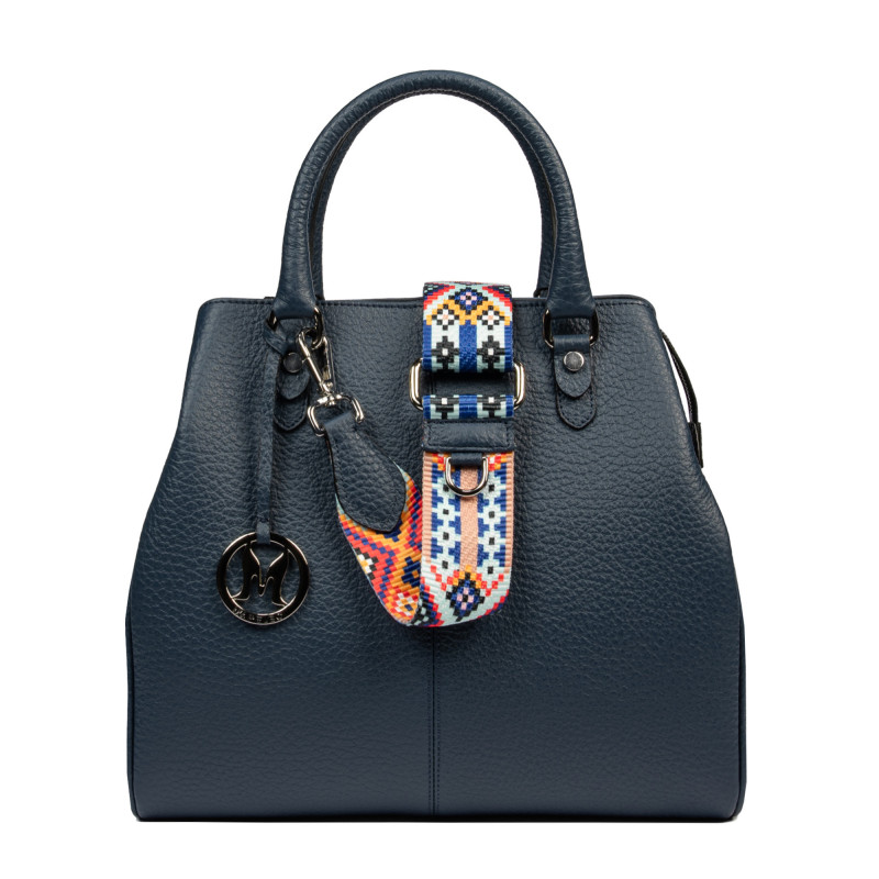 Women hand bag 002g 01 blue elefant