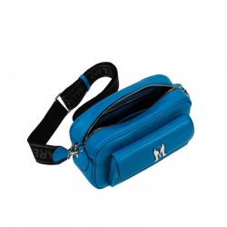 Women shoulder bag 006g 01 blue electric