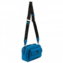 Women shoulder bag 006g 01 blue electric