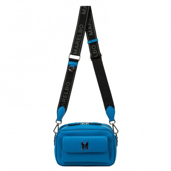 Women shoulder bag 006g 01 blue electric