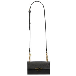 Women shoulder bag 020g black safiano