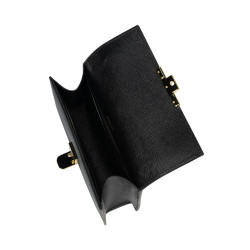 Women shoulder bag 020g black safiano