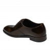 Men stylish, elegant shoes 959 a brown florantic