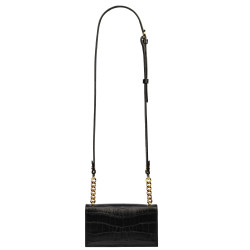 Women shoulder bag 020g croco black
