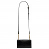 Women shoulder bag 020g croco patent black