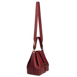 Women shoulder bag 018g bordo