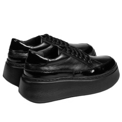 Women sport shoes 6070 black combined