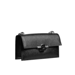 Women shoulder bag 020g 01 black safiano