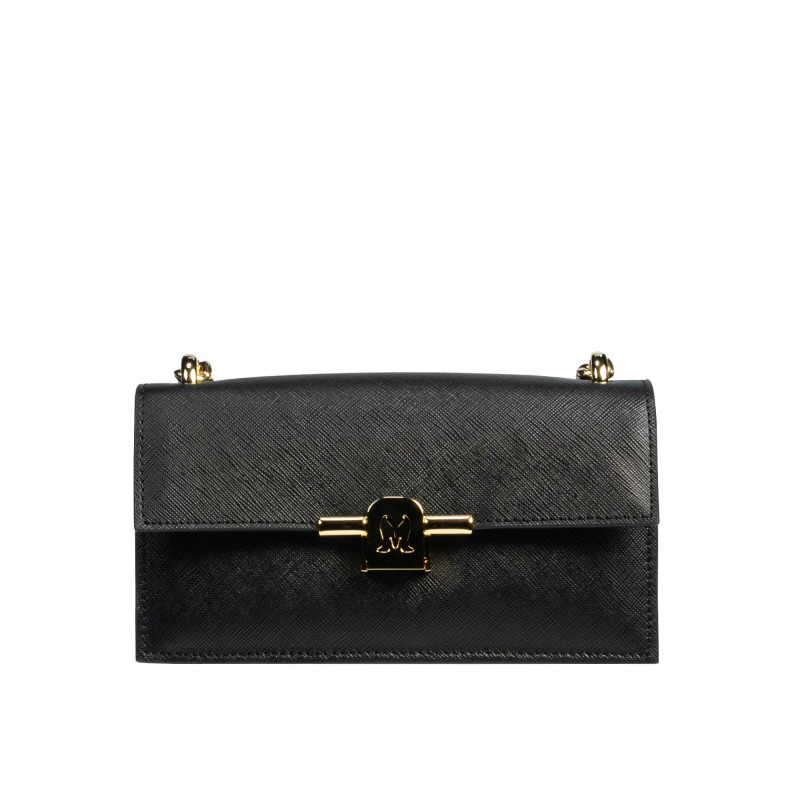 Women shoulder bag 020g black safiano