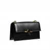 Women shoulder bag 020g black napa