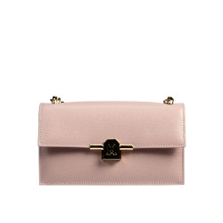 Women shoulder bag 020g pink safiano