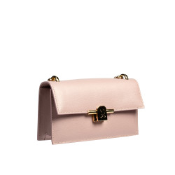 Women shoulder bag 020g pink safiano