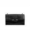 Women shoulder bag 020g 01 croco black