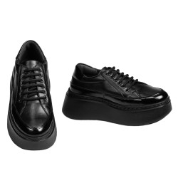 Women sport shoes 6070 black combined