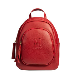 Women backpack 300g dark red