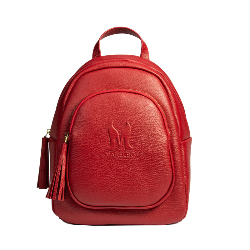 Women backpack 300g dark red