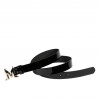 Women belt 41m patent black