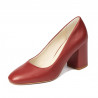 Women stylish, elegant shoes 1305 bordo