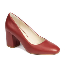 Women stylish, elegant shoes 1305 bordo