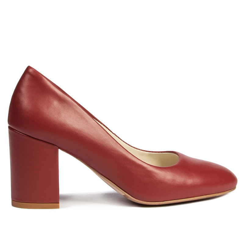 Women stylish, elegant shoes 1305 bordo