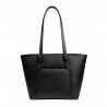 Women shoulder bag 021g black safiano