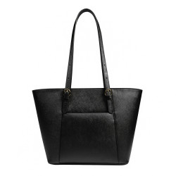 Women shoulder bag 021g black safiano