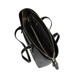 Women shoulder bag 021g black safiano