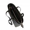 Women shoulder bag 021g black safiano
