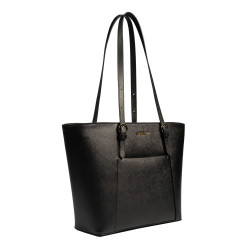 Women shoulder bag 021g black safiano
