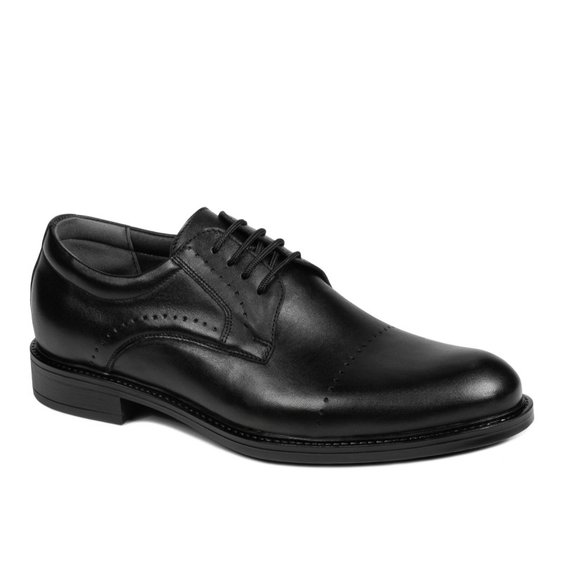 Men stylish, elegant shoes 965 black