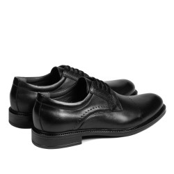 Men stylish, elegant shoes 965 black