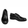 Men stylish, elegant shoes 965 black